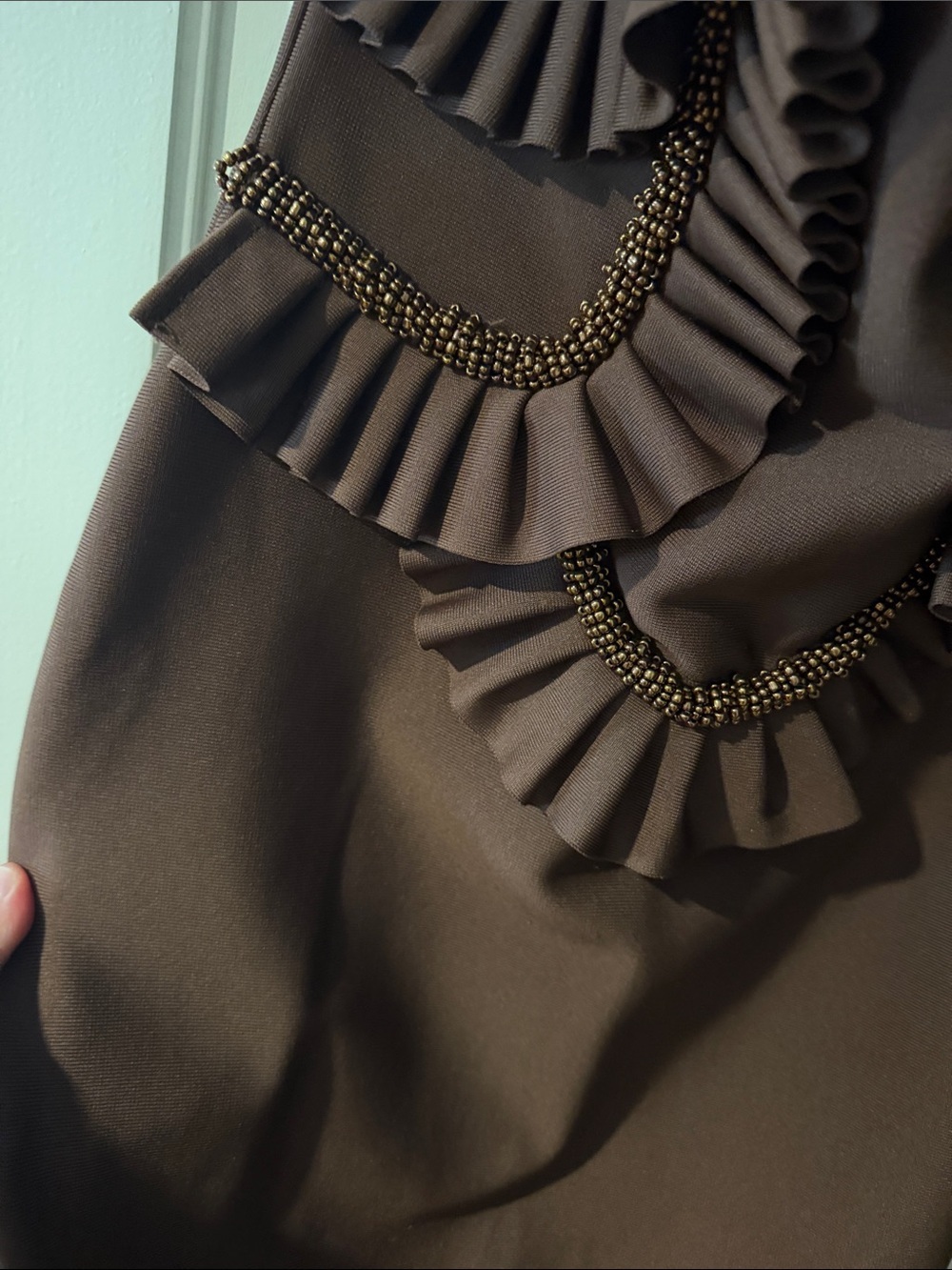 BNWT Fashion nova jade beaded maxi dress - Picture 7 of 12